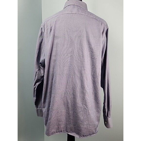 Hart Schaffner Marx Shirt Mens Large Blue Pattern Button Up Long Sleeve Egypt - Picture 7 of 11